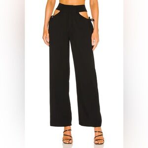 Superdown Benny Cut Out Pants Black XS